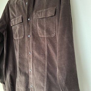 Men's corduroy shirt by JOE Joseph Abboud, Size Large